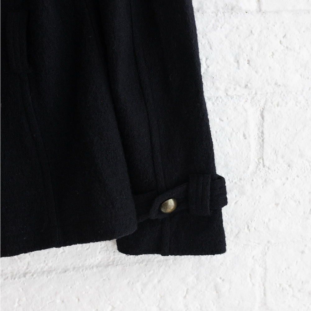 A. Giannetti Black 100% Wool Jacket with Gold Studded Accents - Women’s L - Picture 9 of 11
